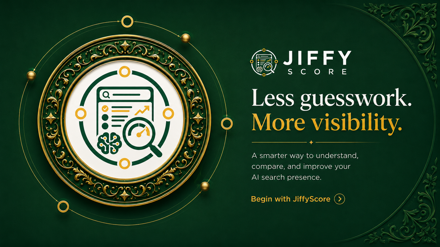 Less guesswork, more visibility — JiffyScore reveals how AI search reads your brand